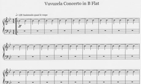 Vuvuzela concerto in B Flat